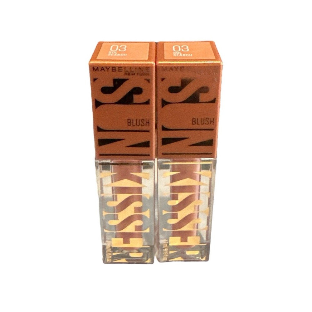 2 Pack Maybelline Sunkisser Multi-Use Liquid Blush and Bronzer - 03 Sol Search